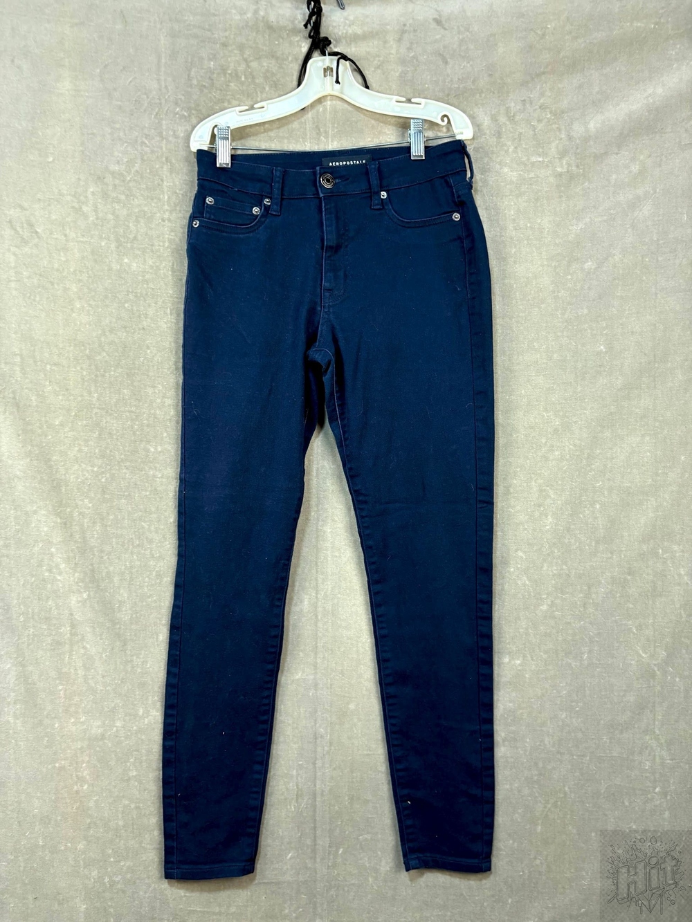 Aero High Rise Jeggings Women's Dark Blue Size 2 Regular
